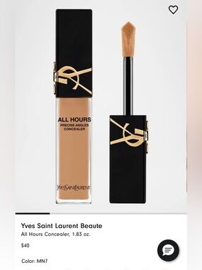 Yves Saint Laurent All Hours Precise Angles Concealer — Shade MN7